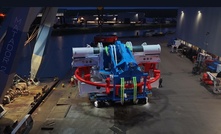 IQIP’s new FPUT3500 being loaded out for deployment at the Inch Cape Offshore Wind Farm in the Scottish North Sea