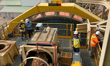 Processamento de minério no projeto de ouro Tocantinzinho G Mining GMin TZ