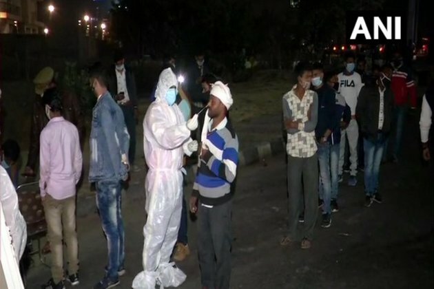 COVID testing being undertaken at Delhi-UP border