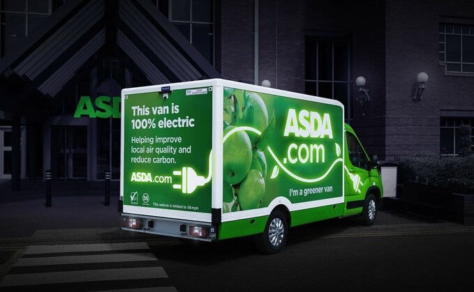 Asda extends electric van deliveries to an area of more than 345,000 homes