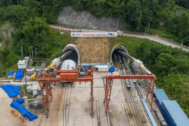 ECRL mega rail project marks another milestone with breakthrough of Genting Tunnel