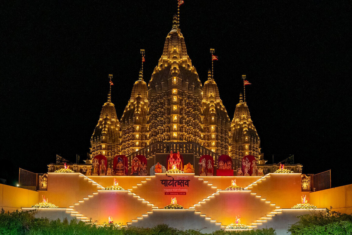 BAPS Temple in UAE to remain closed "until further notice"