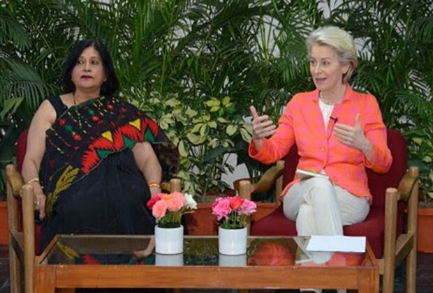 Ursula von der Leyen, President of the European Commission Visits TERI Gram to Discuss Climate Change with Indian Youth