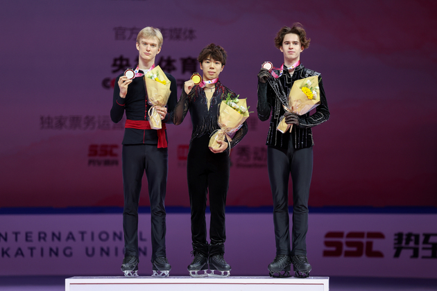 (SP)CHINA-CHONGQING-FIGURE SKATING-ISU GRAND PRIX-MEN'S SINGLES (CN)