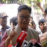 "Public will punish Congress, as PM Modi will punish terrorists": Kiren Rijiju slams Kharge's remarks on PM