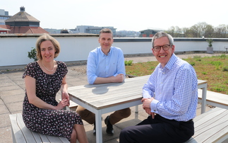 Pippa Clarke, tax partner; Andrew Sandiford, managing partner and Ian Smith, chair