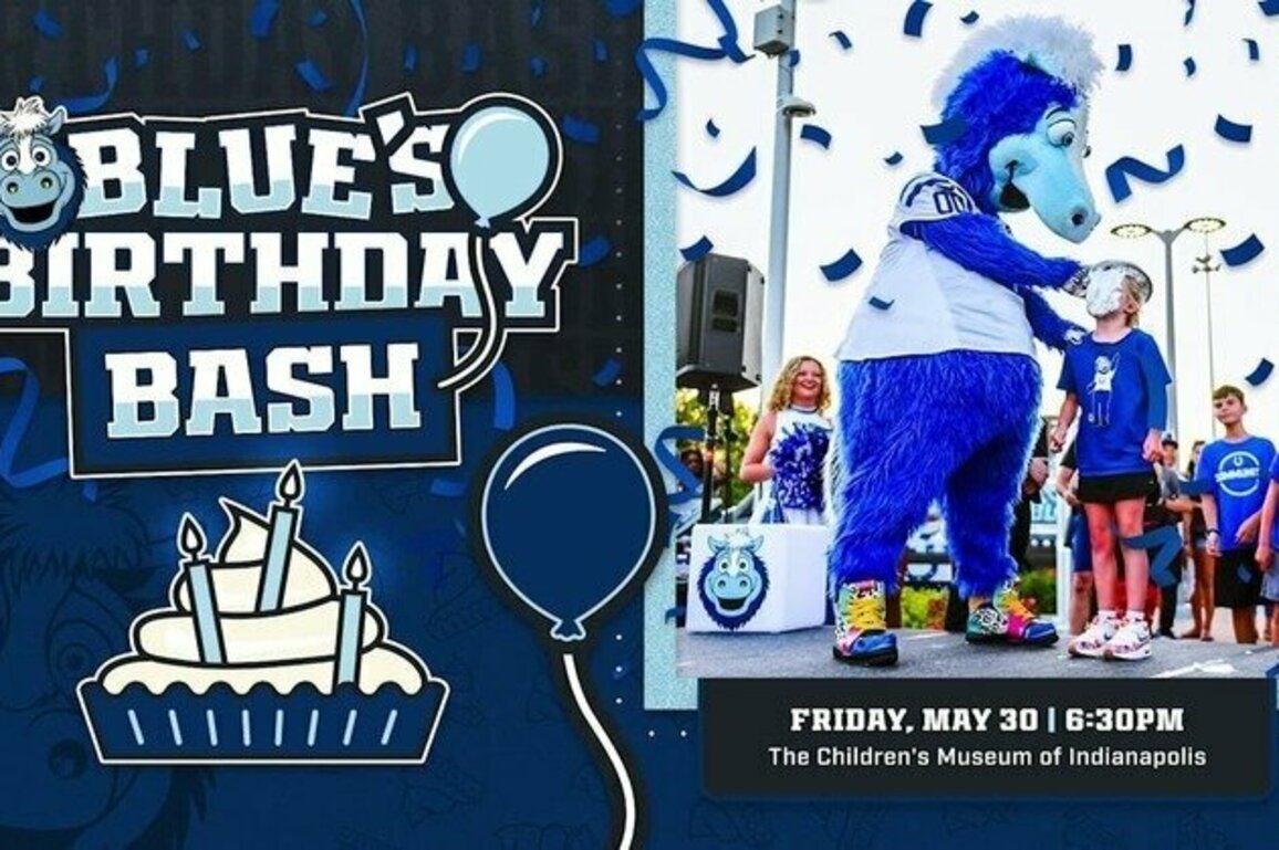 Colts to host Second Annual 'Blue's Birthday Bash' on May 30