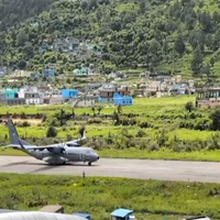 C295 lands in Uttarkashi's Dharasu with relief material