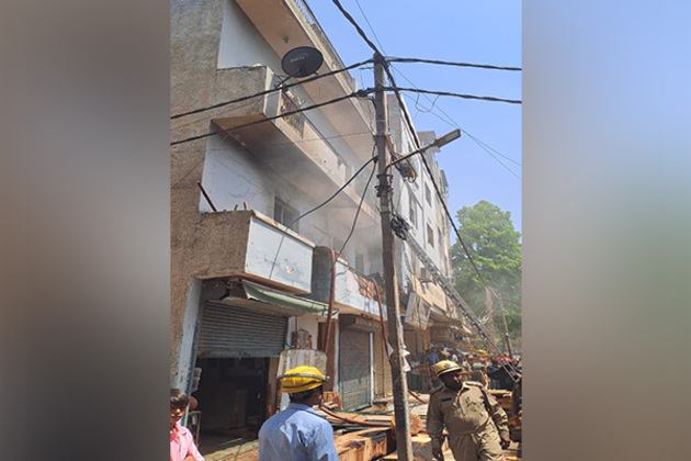 Fire breaks out at timber market in Delhi's Kirti Nagar