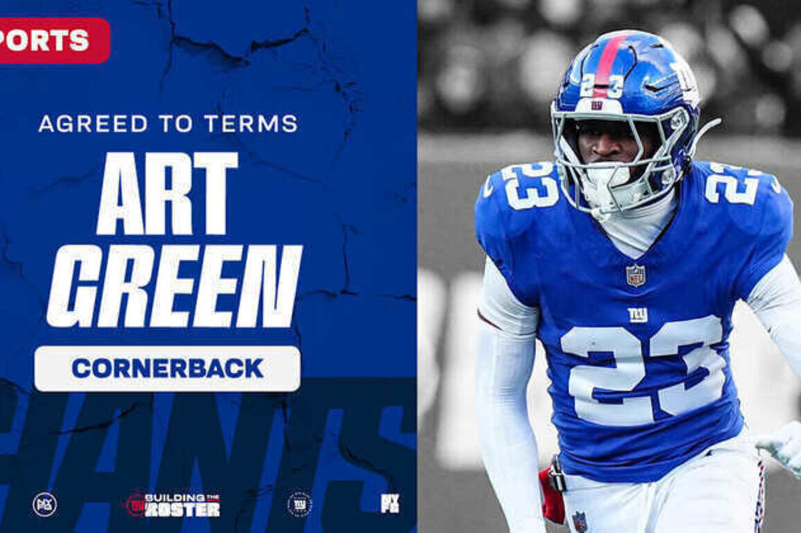 Giants agree to terms with CB Art Green, pending physical