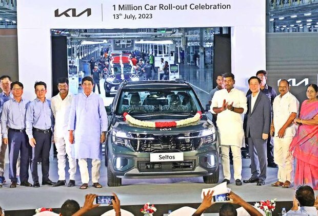 Kia India Records 1 Million Production - Rolls Out 1st New Seltos