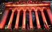 The New York Stock Exchange, lit up orange earlier this month in support of Stand Up to Cancer