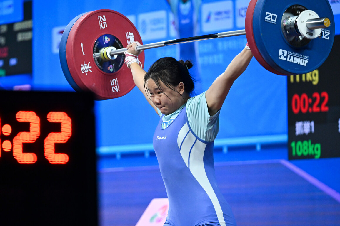 (SP)CHINA-15TH NATIONAL GAMES-WEIGHTLIFTING-WOMEN'S 64KG-FINAL (CN)