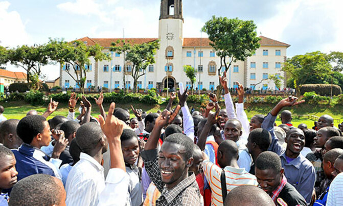 Makerere students resume strike over tuition policy Makerere students resume strike over tuition policy