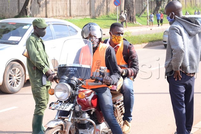 Police Arrest Boda Boda Riders For Carrying Passengers - New Vision ...