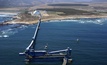 Antofagasta's desalination plant was hit by a tidal wave.