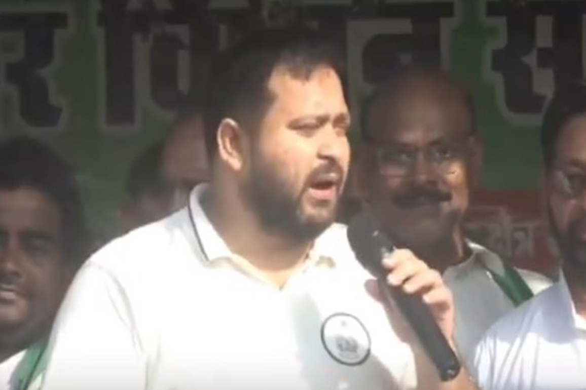 "Gave 5 lakh job as Deputy CM": Tejashwi Yadav reiterates Mahagathbandhan's poll promises in Vaishali