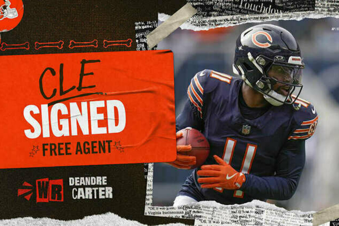 Browns sign WR DeAndre Carter