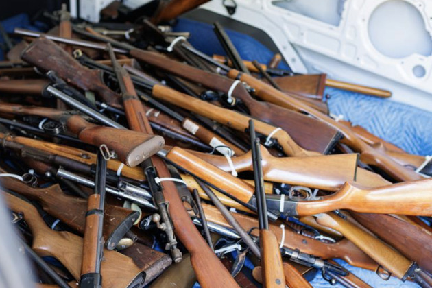 Nearly 300 firearms confiscated in San Marcos take-back event