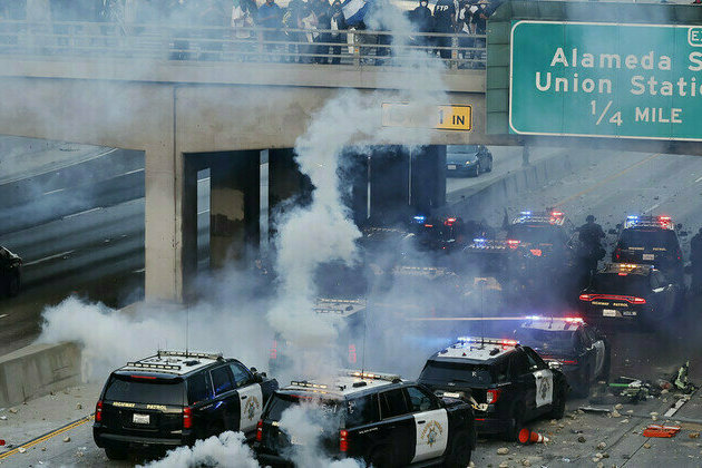 Curfew imposed in Los Angeles following riots