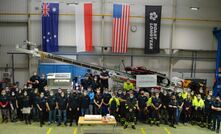  Boart Longyear’s Wroclaw, Poland manufacturing team celebrate completing their largest order ever. 