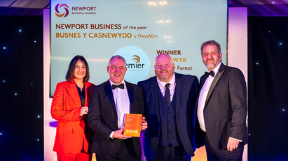 Premier Forest celebrates victory at Newport Business Awards