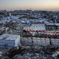 MIDEAST-GAZA-JABALIA-PALESTINIANS-IFTAR