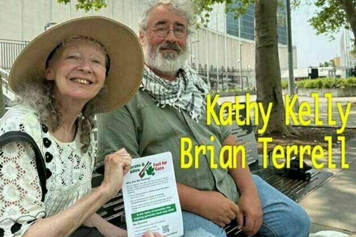 Fasting for Gazans; Kathy Kelly / Brian Terrell  Day 16