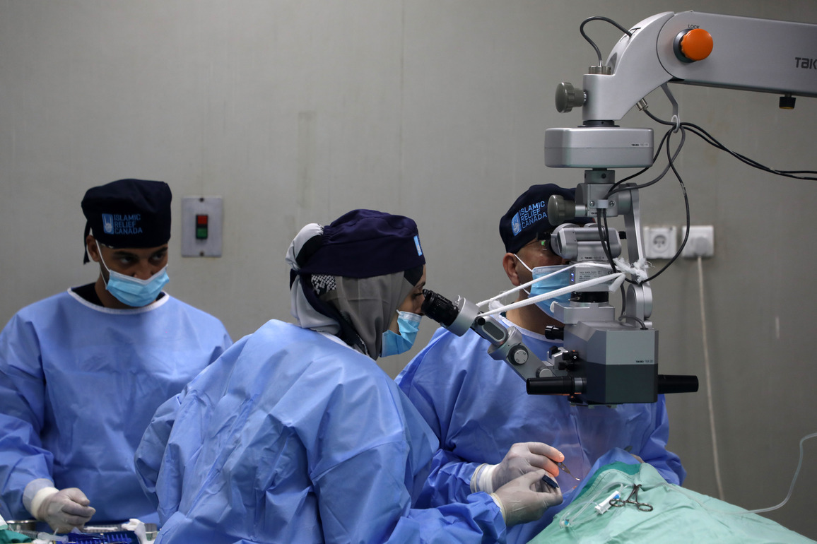 MIDEAST-GAZA CITY-HOSPITAL-SURGERY