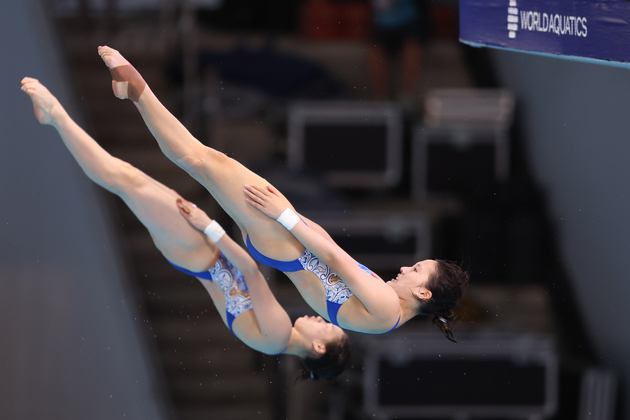 (SP)SINGAPORE-WORLD AQUATICS CHAMPIONSHIPS-DIVING-WOMEN'S 10M SYNCHRONISED