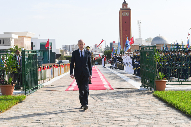 TUNISIA-BIZERTE-EVACUATION DAY-CEREMONY