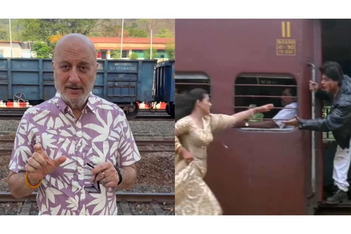 Anupam Kher revisits iconic DDLJ railway track, urges govt to turn it into tourist spot