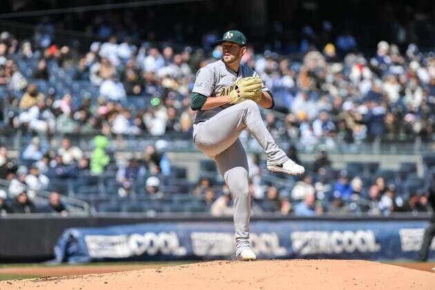 Athletics' Jeffrey Springs dominates Yanks in 1-hit shutout
