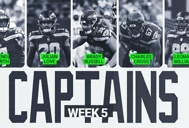 Seahawks Announce Week 5 Captains vs. The Giants