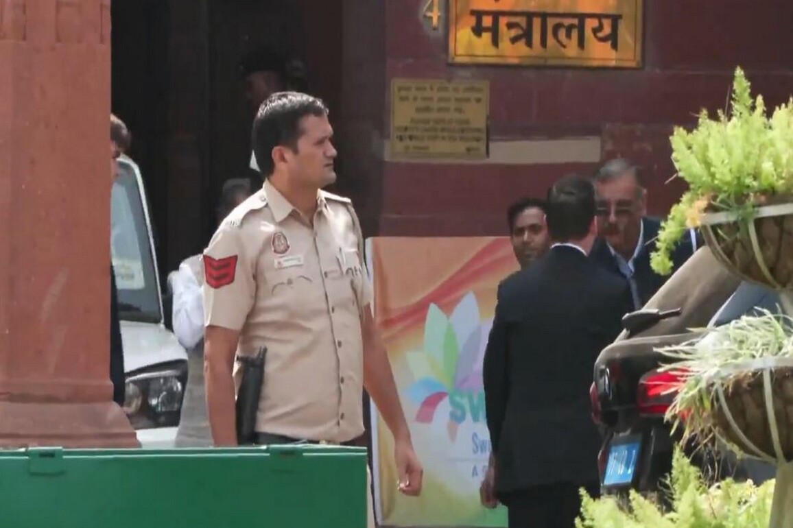 US Ambassador to India Sergio Gor arrives at MEA