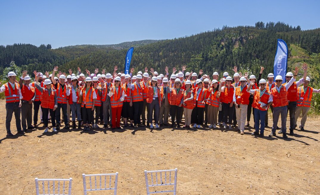 50 senior EU representatives visited the site in Chile. 
