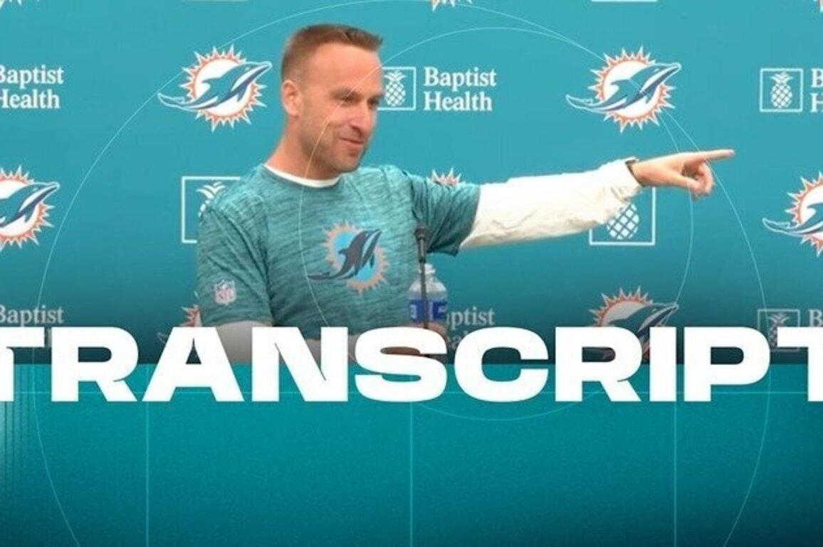 Transcript: HC Jeff Hafley Press Conference - May 27