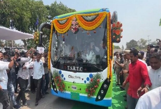 Telangana ministers flag off TSRTC non-AC electric buses in Hyderabad