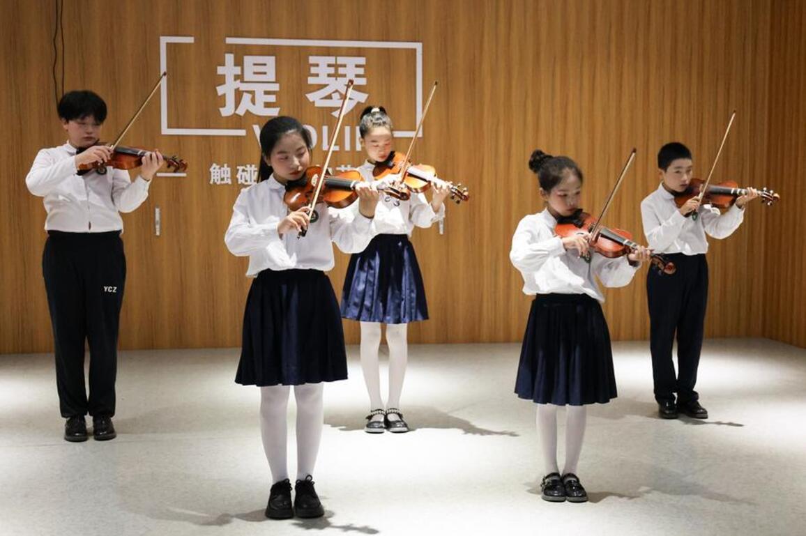 Where guns once roared, violins strike new chord in rural China