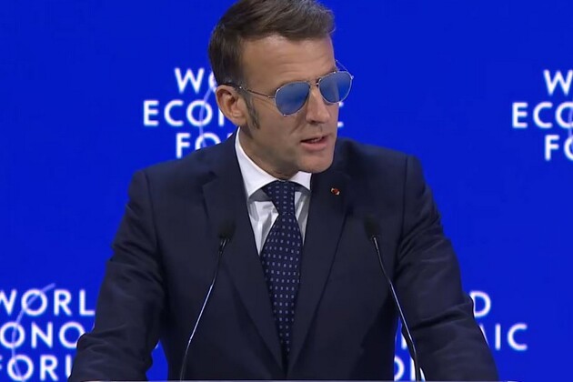 Macron slams US' tariff threats at WEF, says "aims to weaken, subordinate Europe; leverage against territorial sovereignty"