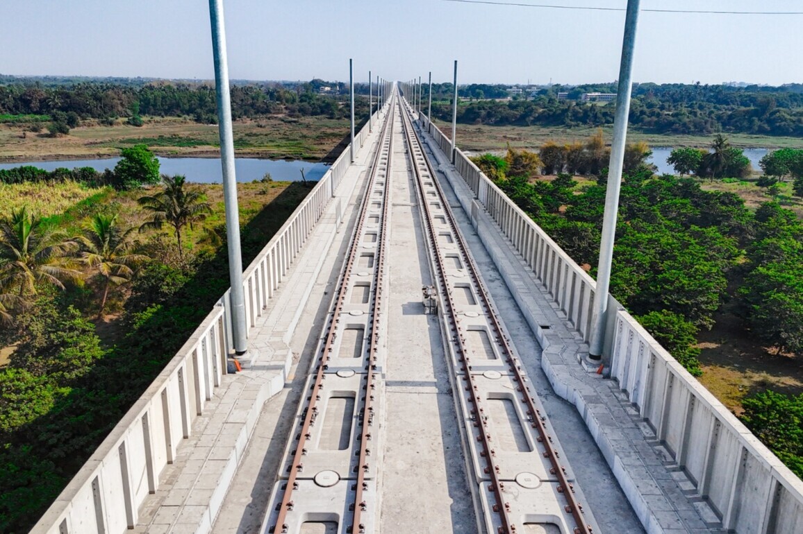 Mumbai-Ahmedabad Bullet Train project sees progress in track installation using Japanese J-slab system