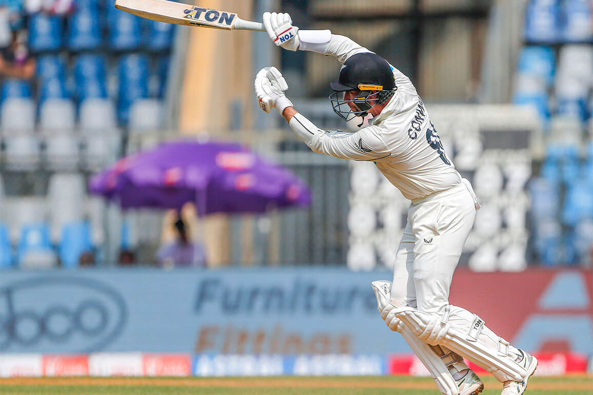 Devon Conway makes history, becoming first NZ batter with double ton, century in same Test match
