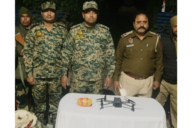 BSF recovers drone, ICE drug and pistol parts along Pak-border in Ferozepur