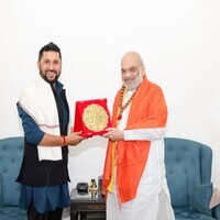 Chairman of Nepal's Rastriya Swatantra Party meets Home Minister Amit Shah