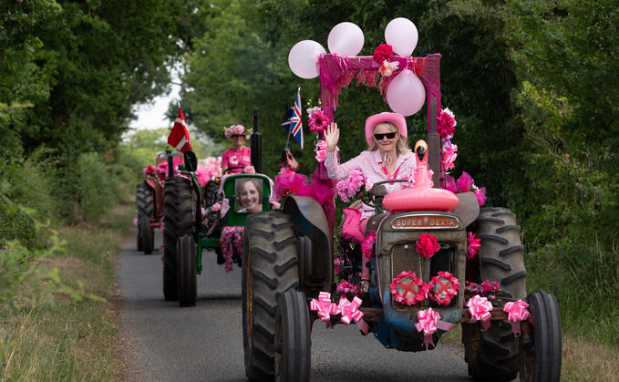 The Pink Ladies set out on their 21st Norfolk run to raise funds for Cancer UK's Breast Cancer appeal The Pink Ladies set out on their 21st Norfolk run to raise funds for Cancer UK's Breast Cancer appeal
