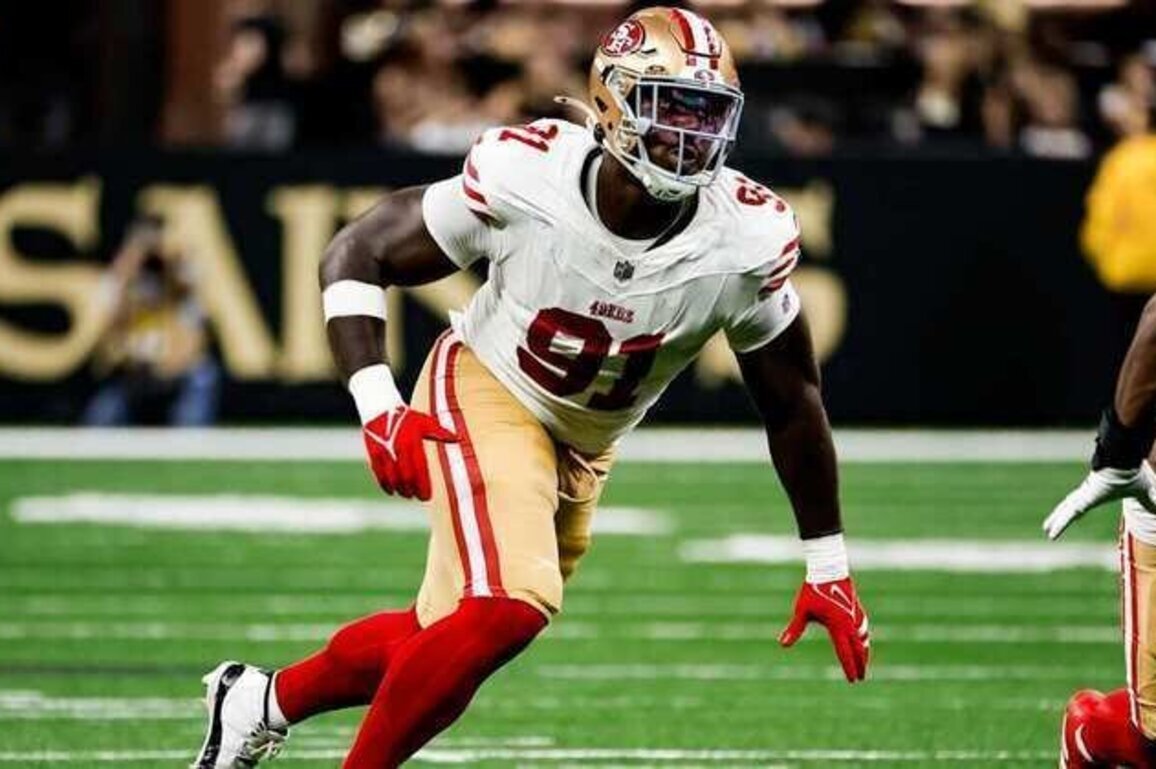 49ers Tender Defensive Lineman Sam Okuayinonu