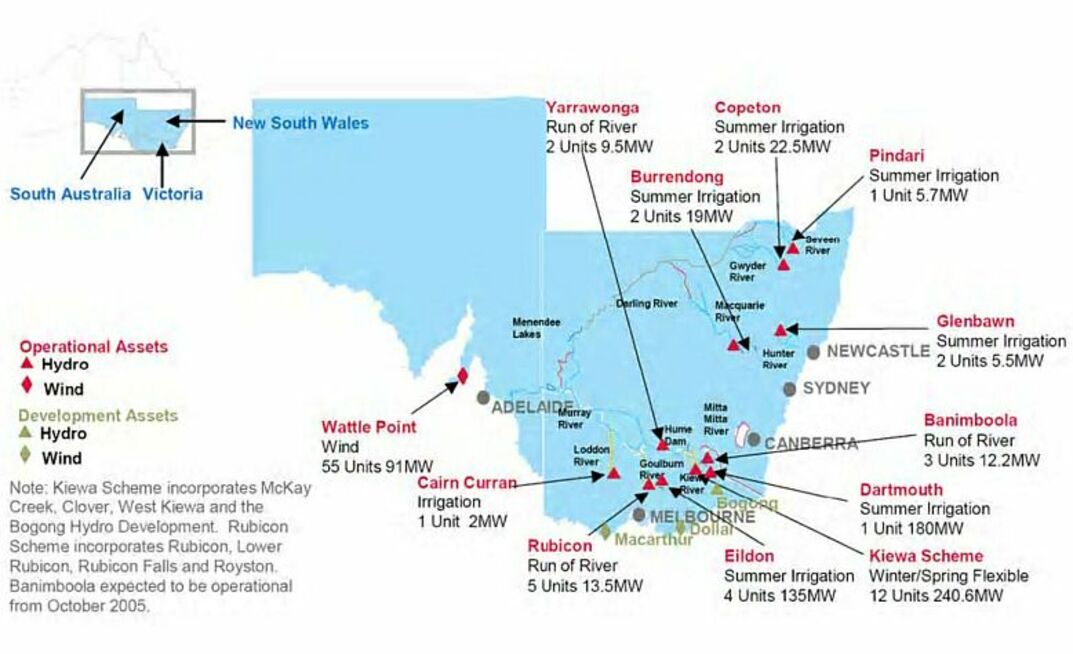 AGL spends big on hydro assets demerges