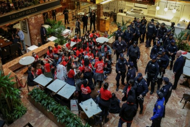 US: Nearly 100 arrested as protesters rally at Trump Tower against Mahmoud Khalil's detention