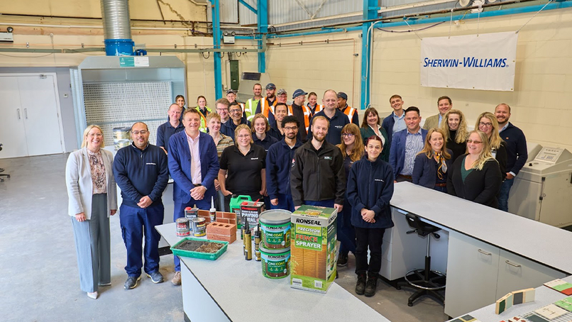 Sherwin Williams reopens Sheffield Research & Development lab 