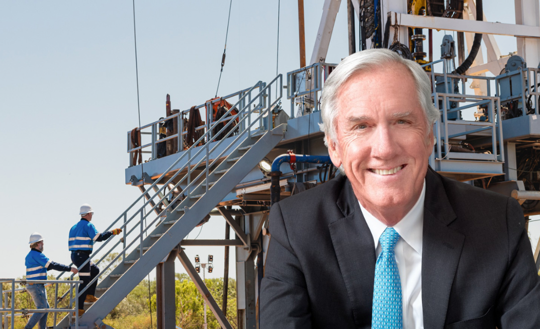 Tamboran sets record pace at Beetaloo. Pictured acting CEO Richard Stoneburner in front of the Shenandoah South Pilot Project.